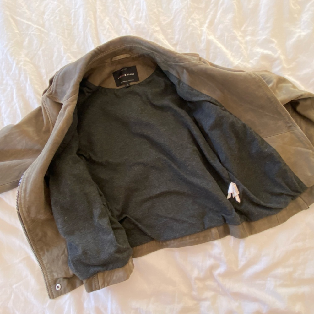 Lucky Brand Lamb Leather Jacket | Small - Picture 8 of 8
